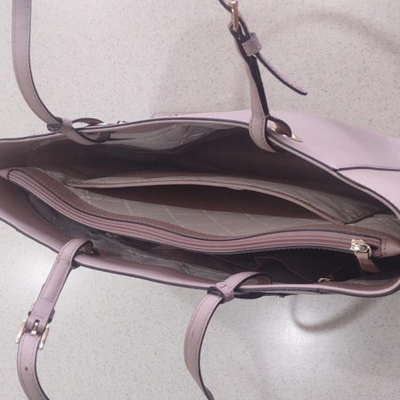 Michael Kors MK Saffiano Leather Tote in Dark Fawn Color RARE FIND! - Picture 6 of 16